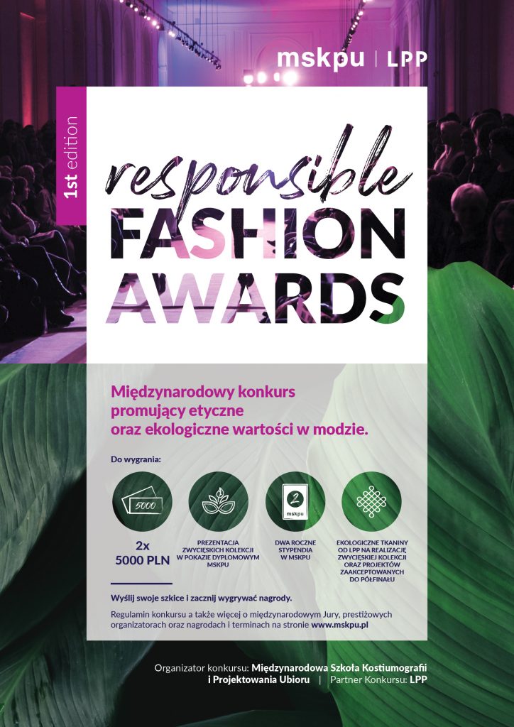 RESPONSIBLE FASHION AWARDS MSKPU LPP odpowiedzialna moda etyka w modzie csr corporate social responsibility Magdalena płonka