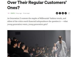„Luxury Fashion Brands vs Gen Z” – przeczytaj artykuł naszej Liliany Guzik