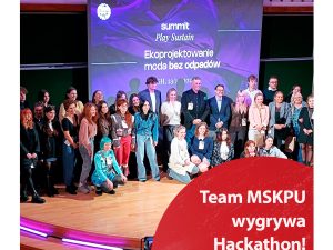 MSKPU students win the Hackathon at the Play Sustain Summit! 💚